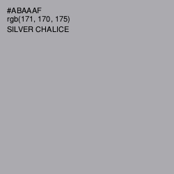 #ABAAAF - Silver Chalice Color Image